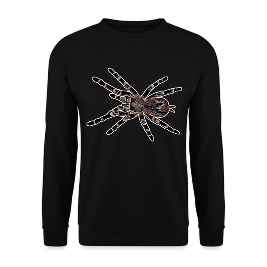 Unisex Pullover Acanthoscurria geniculata - Schwarz
