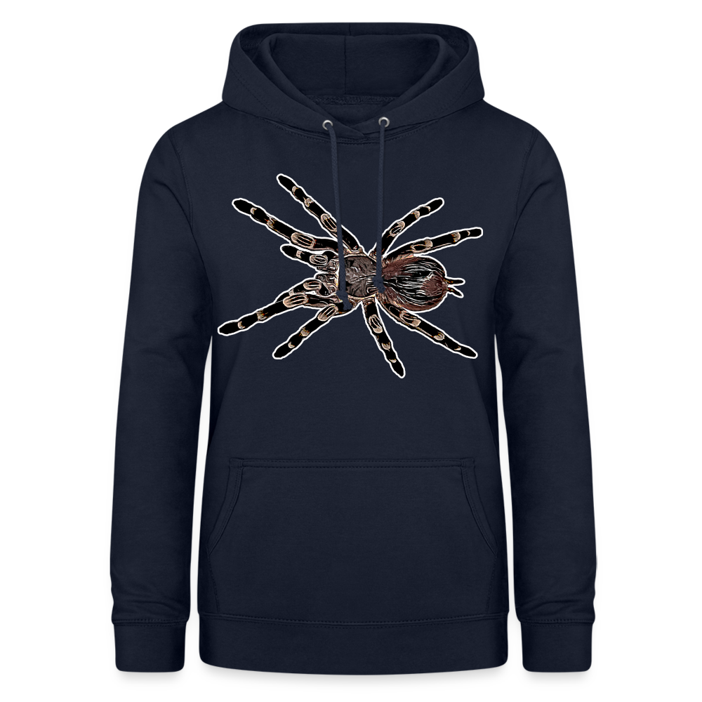 Frauen Freizeit-Hoodie Acanthoscurria geniculata - Navy