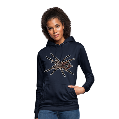 Frauen Freizeit-Hoodie Acanthoscurria geniculata - Navy