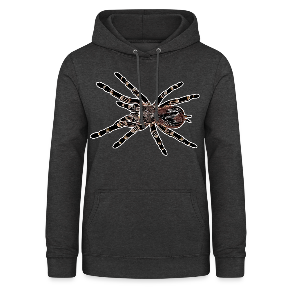 Frauen Freizeit-Hoodie Acanthoscurria geniculata - Anthrazit