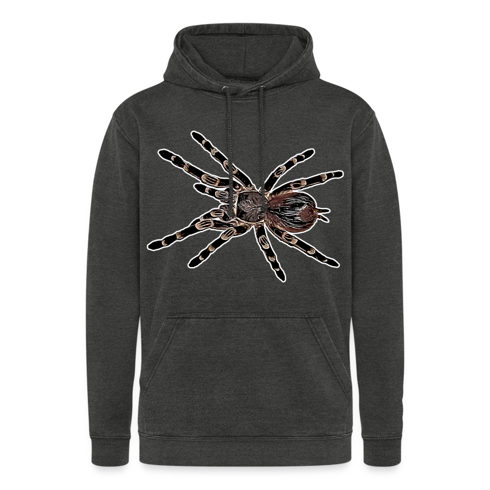 Unisex Vintage Hoodie Acanthoscurria geniculata - Vintage Schwarz