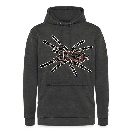Unisex Vintage Hoodie Acanthoscurria geniculata - Vintage Schwarz