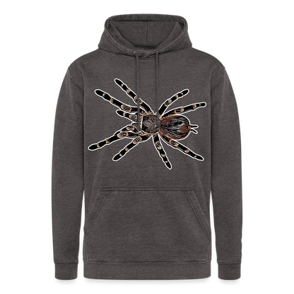 Unisex Vintage Hoodie Acanthoscurria geniculata - Vintage Grau