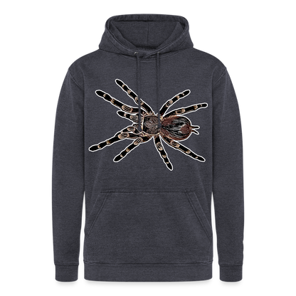 Unisex Vintage Hoodie Acanthoscurria geniculata - Vintage Navy