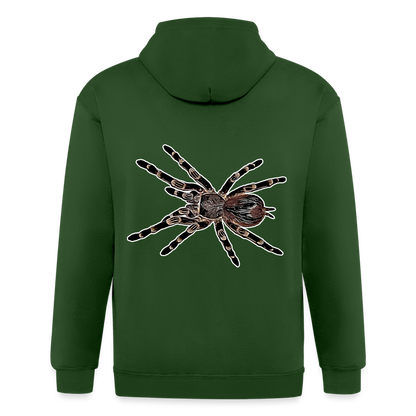 Männer Heavyweight Zip-Hoodie Acanthoscurria geniculata - Forrest