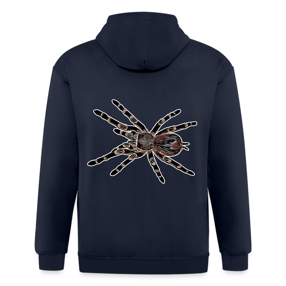 Männer Heavyweight Zip-Hoodie Acanthoscurria geniculata - Navy