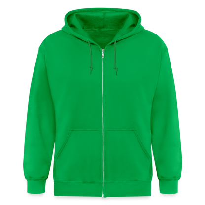 Männer Heavyweight Zip-Hoodie Acanthoscurria geniculata - Kelly Green