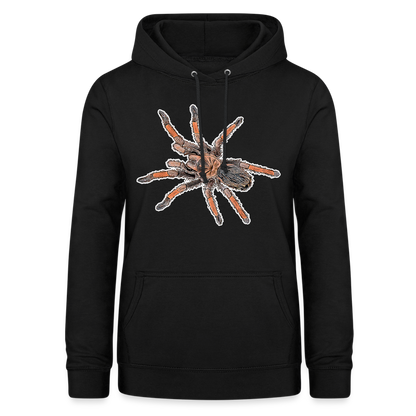 Frauen Freizeit-Hoodie Brachypelma emilia - Schwarz