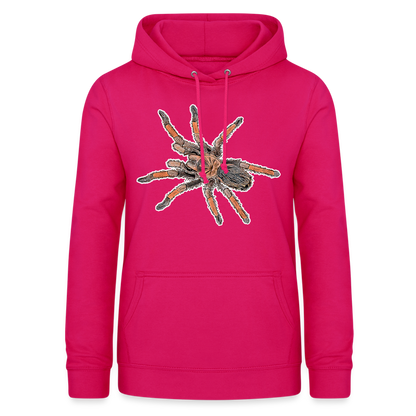 Frauen Freizeit-Hoodie Brachypelma emilia - dunkles Pink