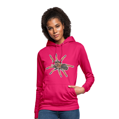 Frauen Freizeit-Hoodie Brachypelma emilia - dunkles Pink