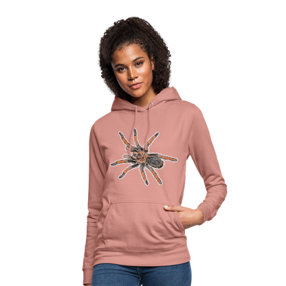 Frauen Freizeit-Hoodie Brachypelma emilia - Altrosa