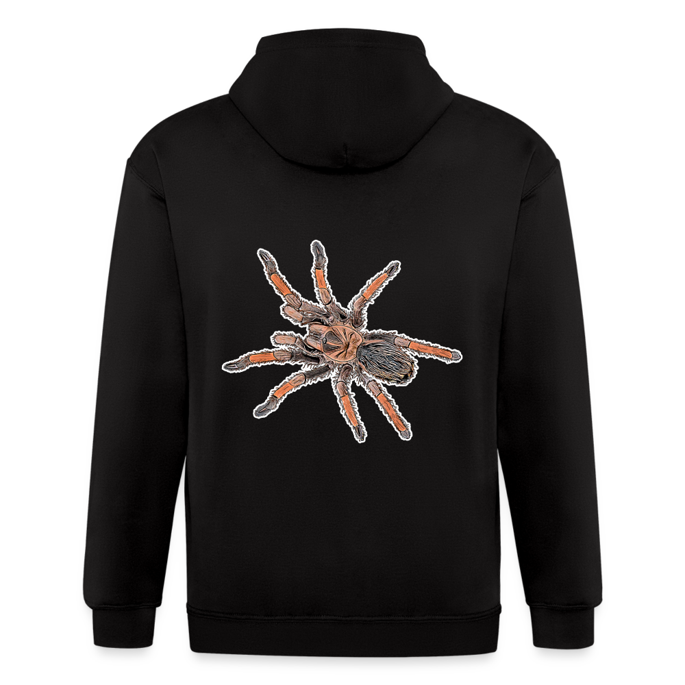 Männer Heavyweight Zip-Hoodie Brachypelma emilia - Schwarz
