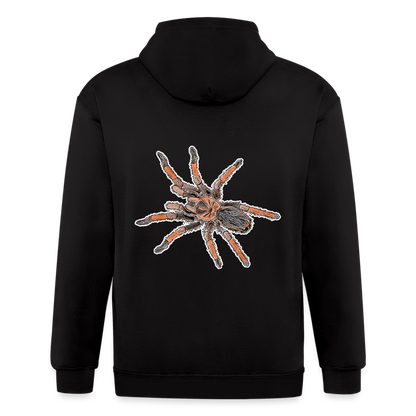 Männer Heavyweight Zip-Hoodie Brachypelma emilia - Schwarz