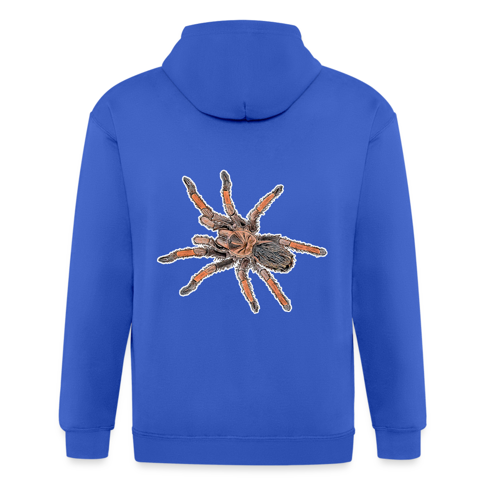 Männer Heavyweight Zip-Hoodie Brachypelma emilia - Königsblau