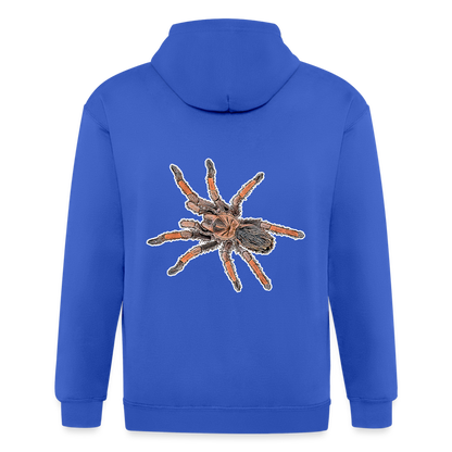 Männer Heavyweight Zip-Hoodie Brachypelma emilia - Königsblau