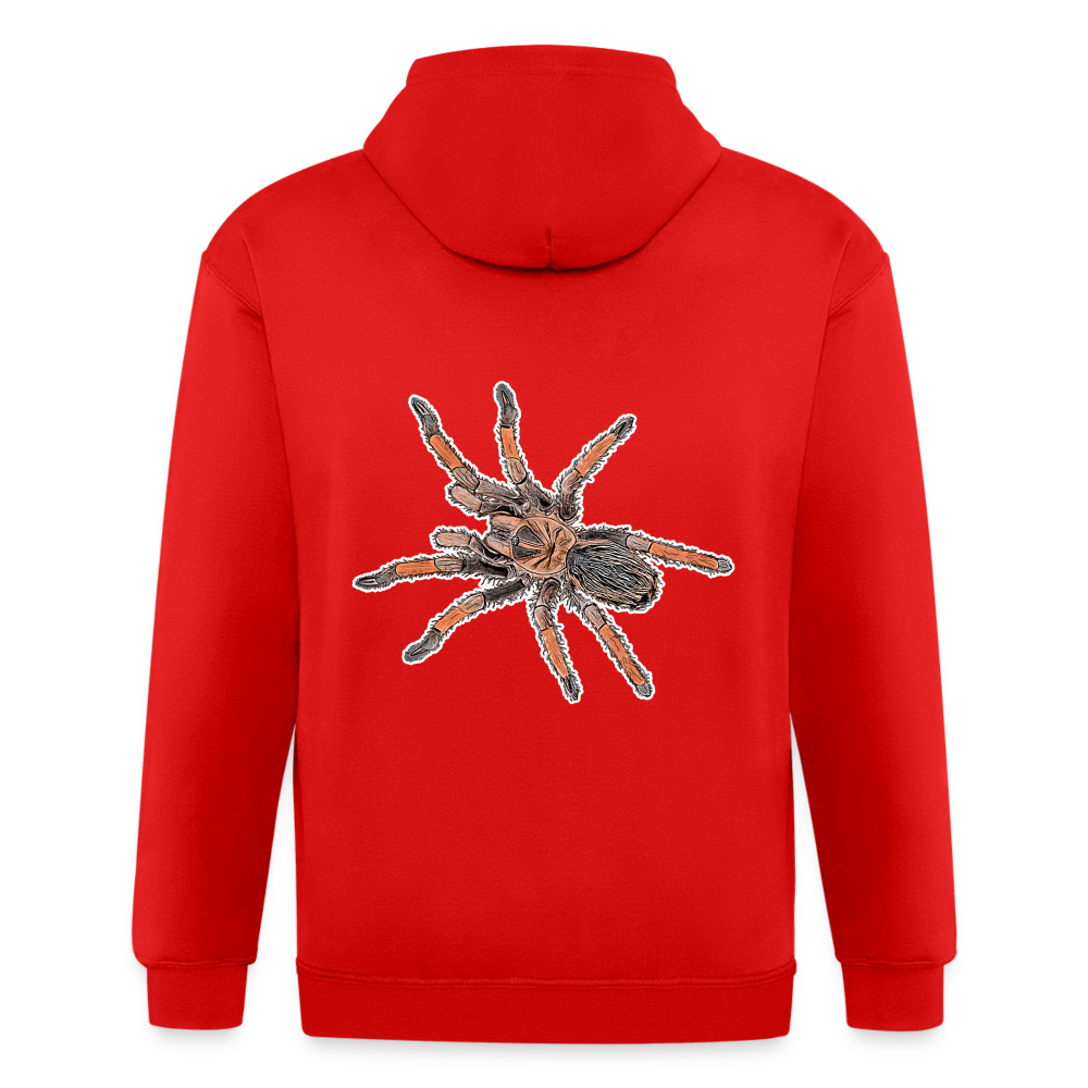 Männer Heavyweight Zip-Hoodie Brachypelma emilia - Rot