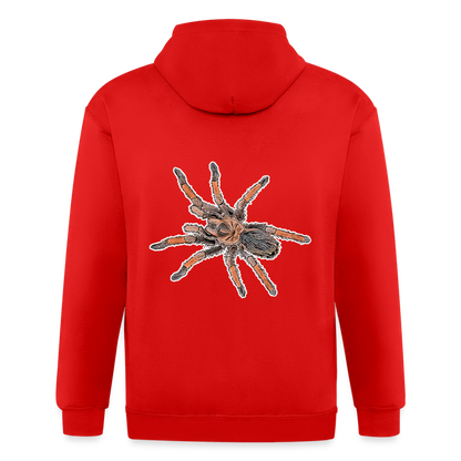 Männer Heavyweight Zip-Hoodie Brachypelma emilia - Rot