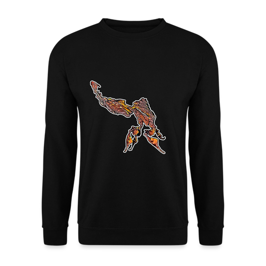 Unisex Pullover Phyllocrania paradoxa male - Schwarz