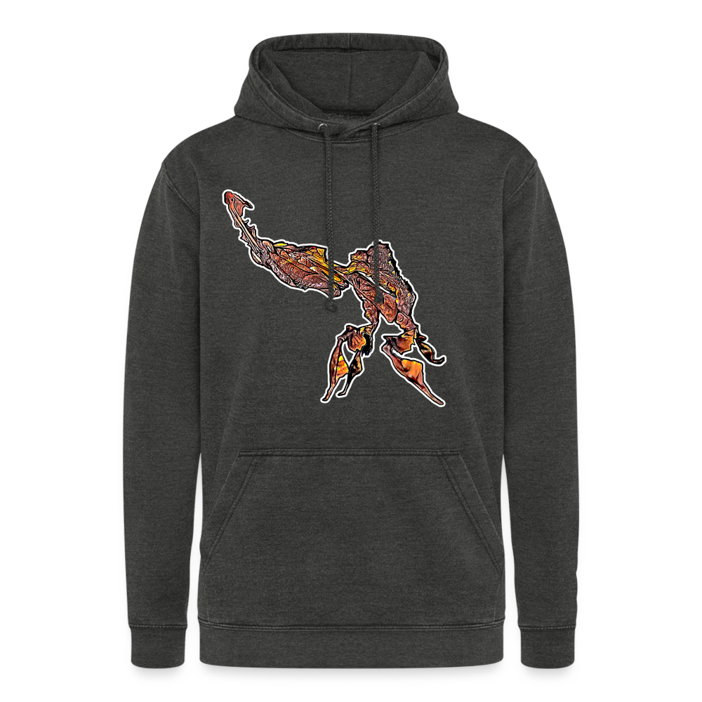 Unisex Vintage Hoodie Phyllocrania paradoxa male - Vintage Schwarz