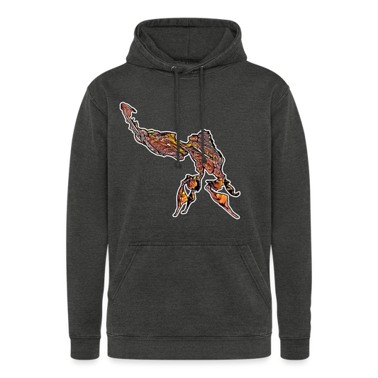 Unisex Vintage Hoodie Phyllocrania paradoxa male - Vintage Schwarz