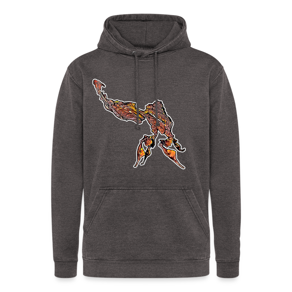 Unisex Vintage Hoodie Phyllocrania paradoxa male - Vintage Grau