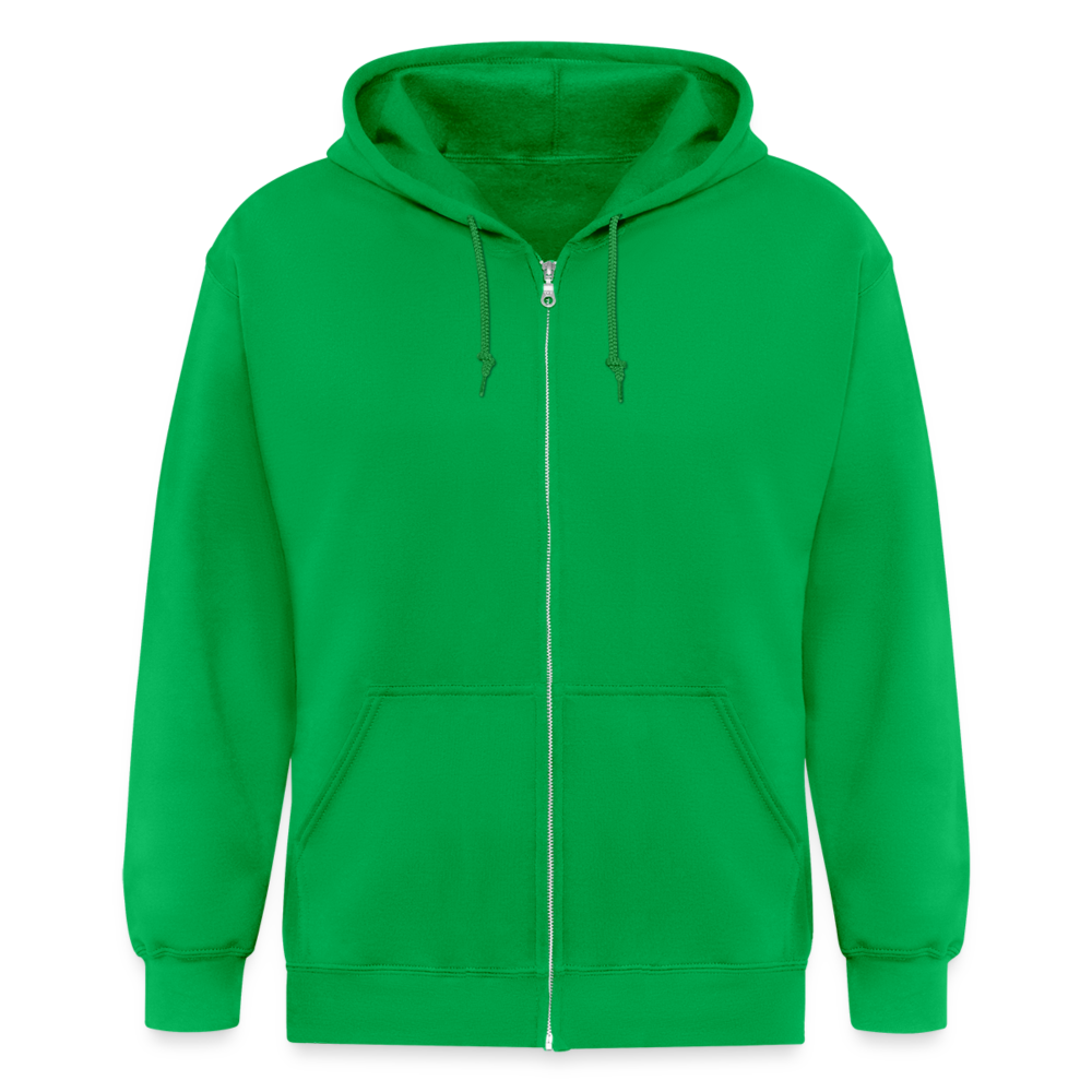 Männer Heavyweight Zip-Hoodie Phyllocrania paradoxa male - Kelly Green