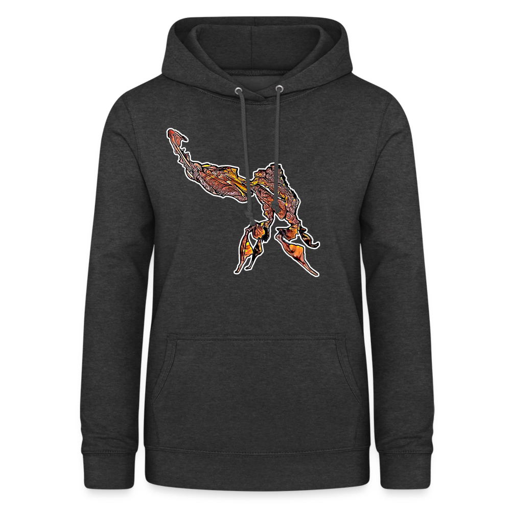 Frauen Freizeit-Hoodie Phyllocrania paradoxa male - Anthrazit