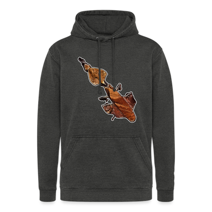 Unisex Vintage Hoodie Phyllocrania paradoxa female - Vintage Schwarz