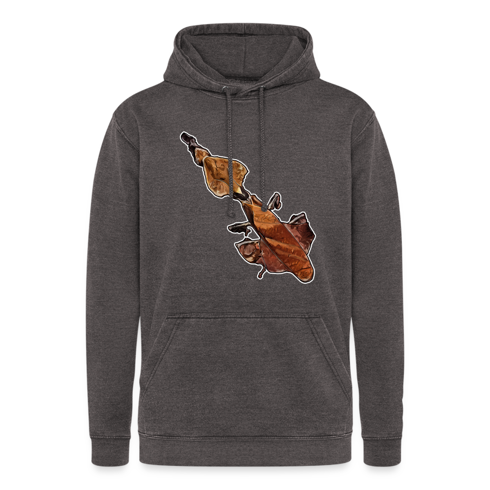 Unisex Vintage Hoodie Phyllocrania paradoxa female - Vintage Grau