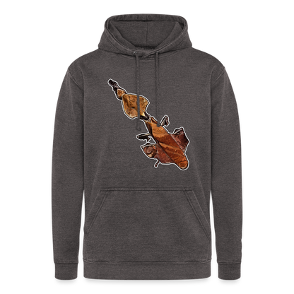 Unisex Vintage Hoodie Phyllocrania paradoxa female - Vintage Grau