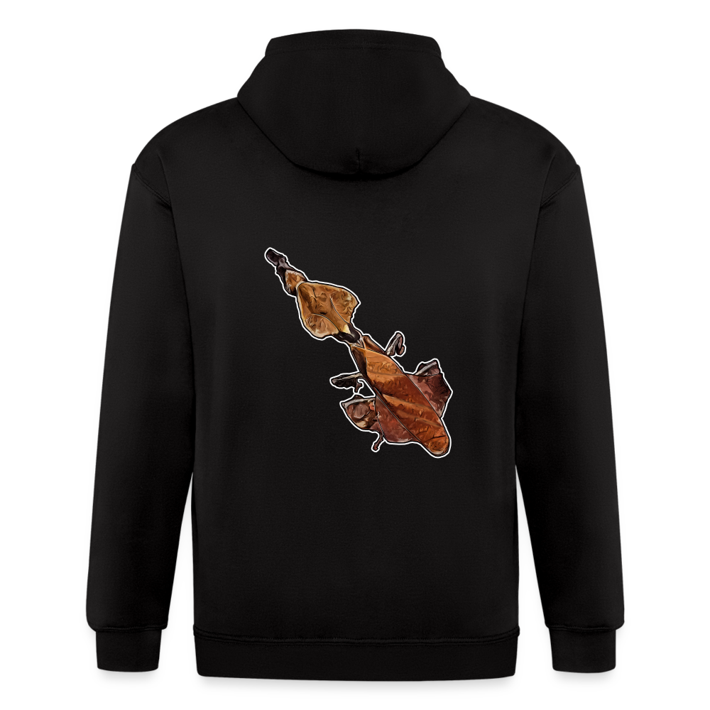 Männer Heavyweight Zip-Hoodie Phyllocrania paradoxa female - Schwarz