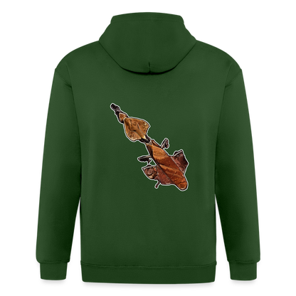 Männer Heavyweight Zip-Hoodie Phyllocrania paradoxa female - Forrest