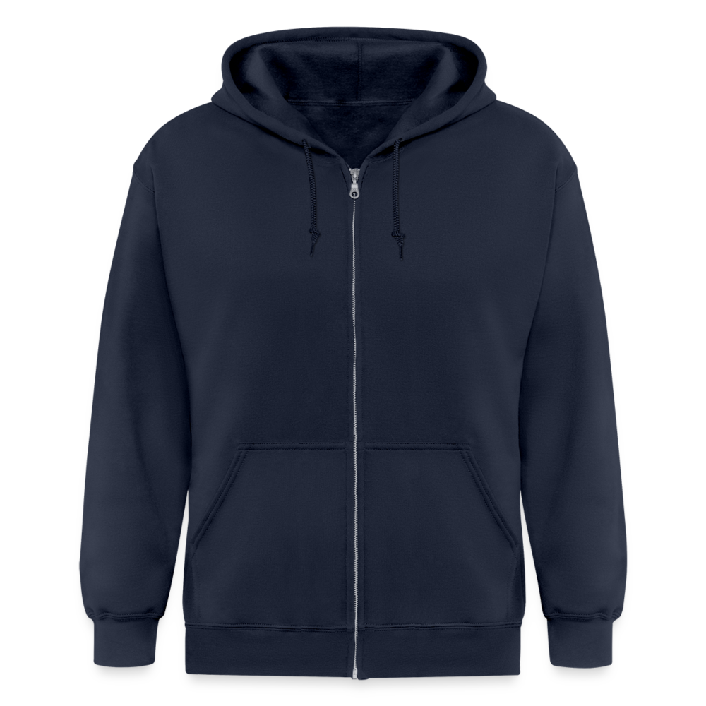 Männer Heavyweight Zip-Hoodie Phyllocrania paradoxa female - Navy