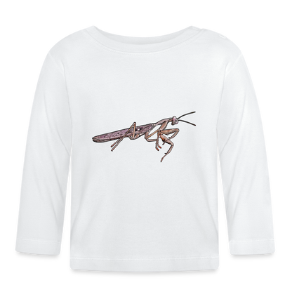 Baby Longsleeve Rhombodera kirbyi male - weiß