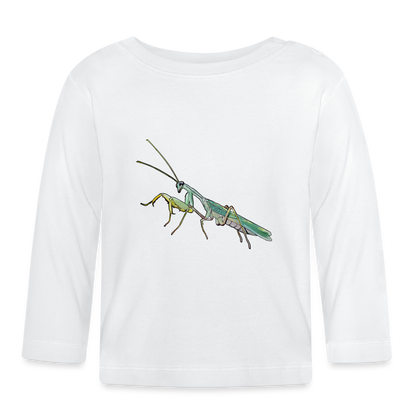 Baby Longsleeve Sphodromantis lineola male - weiß