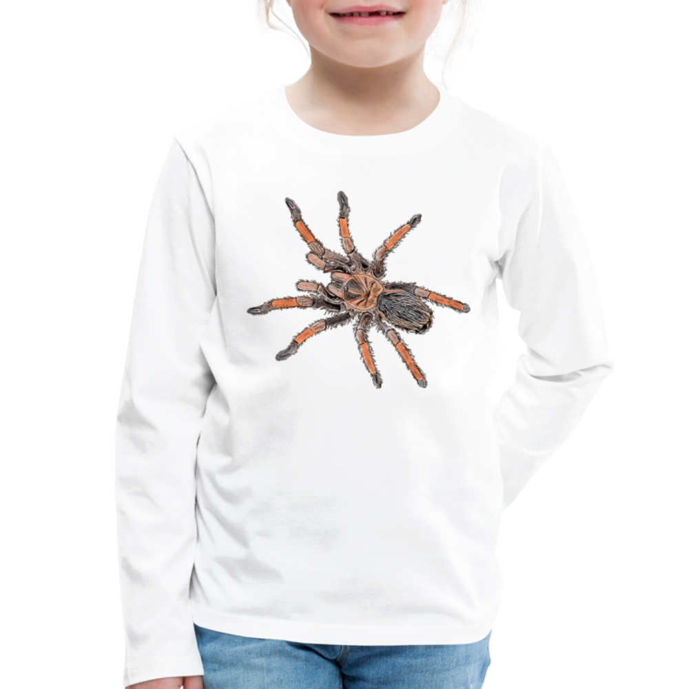 Kinder Longsleeve Brachypelma emilia - weiß