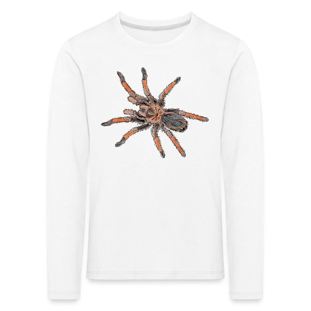 Kinder Longsleeve Brachypelma emilia - weiß