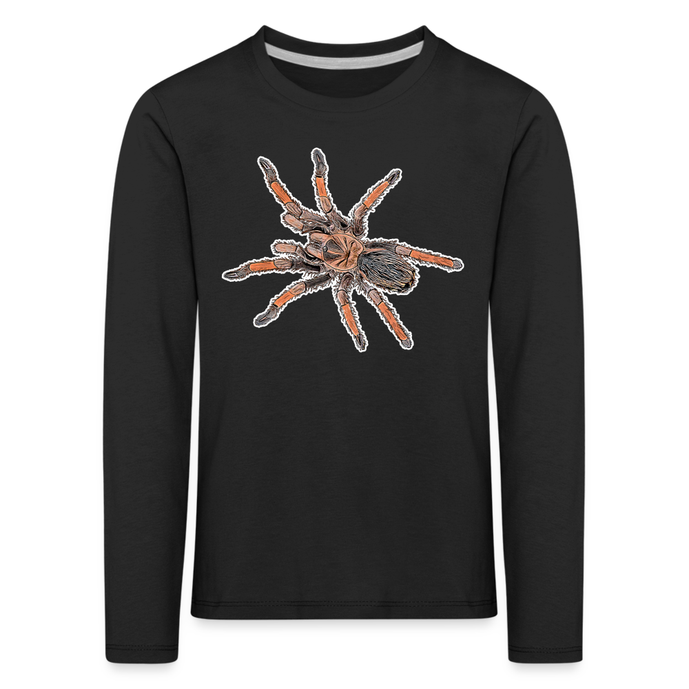 Kinder Longsleeve Brachypelma emilia - Schwarz