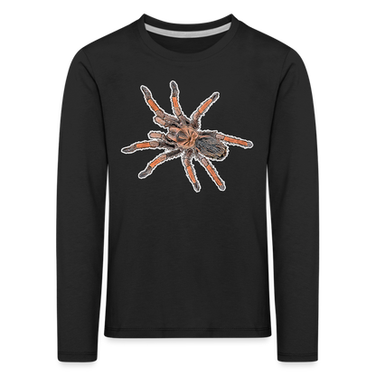 Kinder Longsleeve Brachypelma emilia - Schwarz