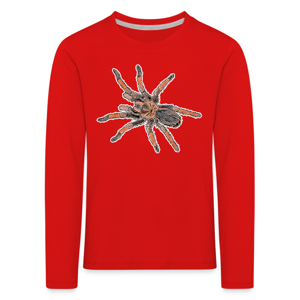 Kinder Longsleeve Brachypelma emilia - Rot