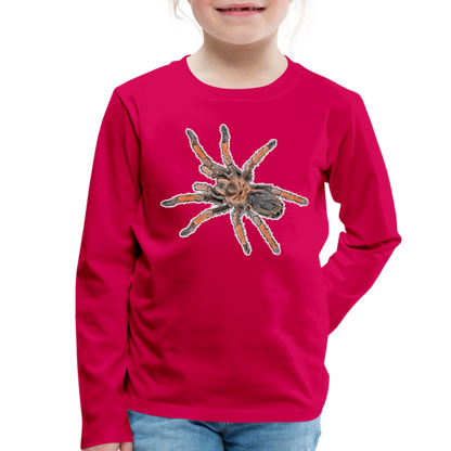 Kinder Longsleeve Brachypelma emilia - dunkles Pink