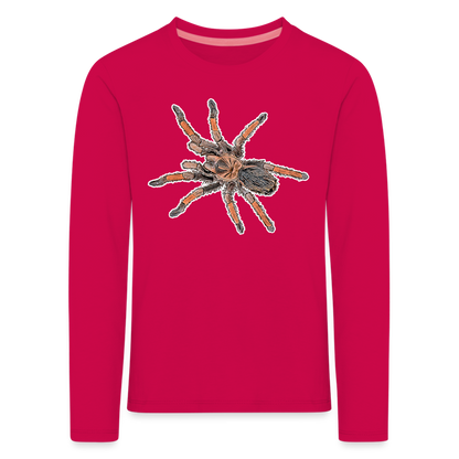 Kinder Longsleeve Brachypelma emilia - dunkles Pink