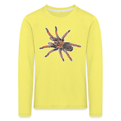 Kinder Longsleeve Brachypelma emilia - Gelb