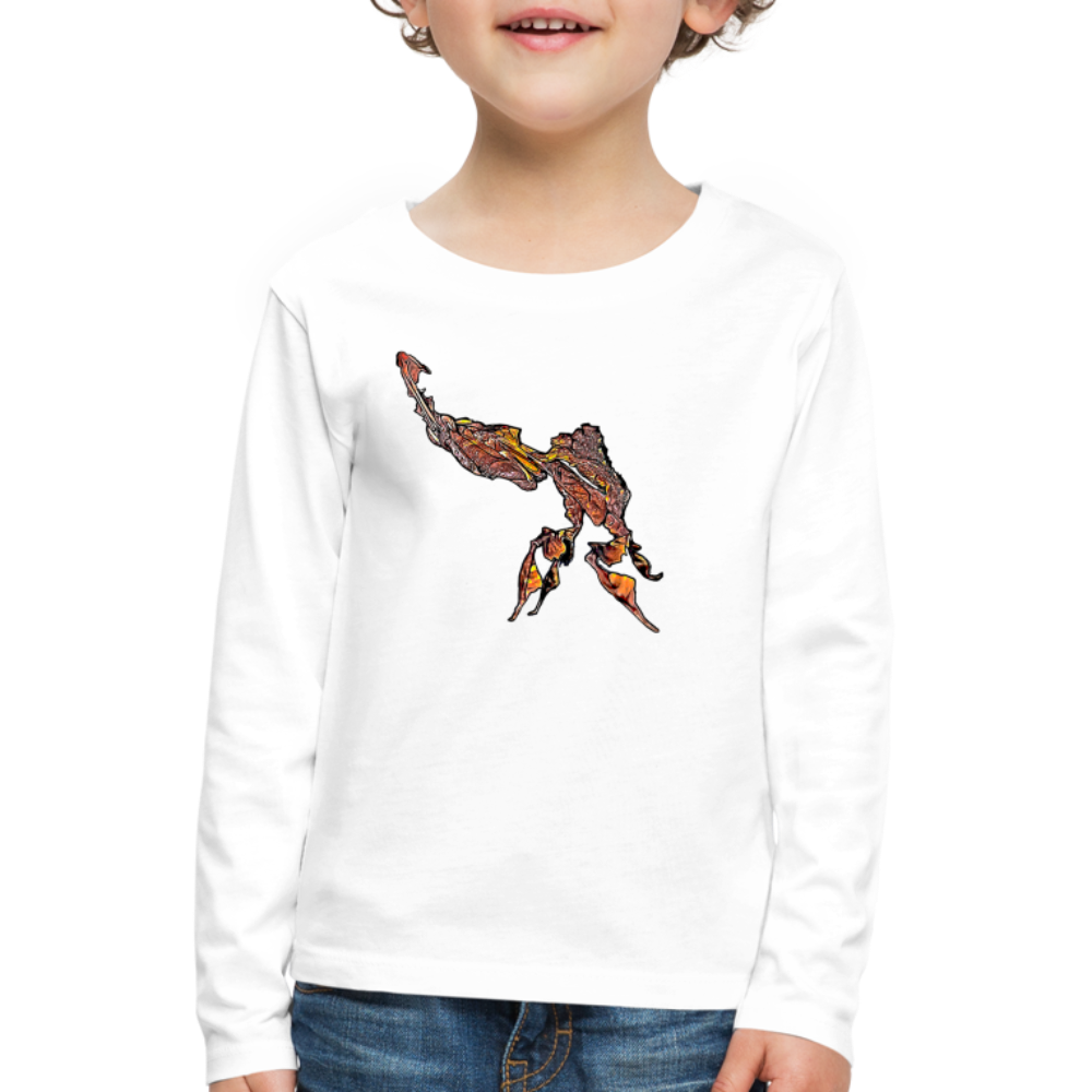 Kinder Longsleeve Phyllocrania paradoxa male - weiß