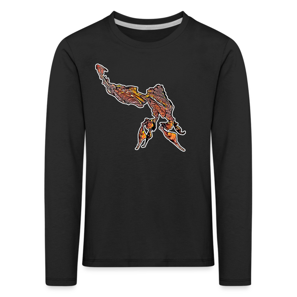 Kinder Longsleeve Phyllocrania paradoxa male - Schwarz