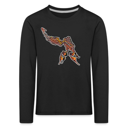 Kinder Longsleeve Phyllocrania paradoxa male - Schwarz