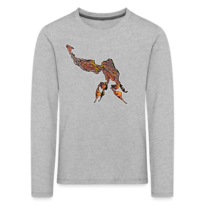 Kinder Longsleeve Phyllocrania paradoxa male - Grau meliert