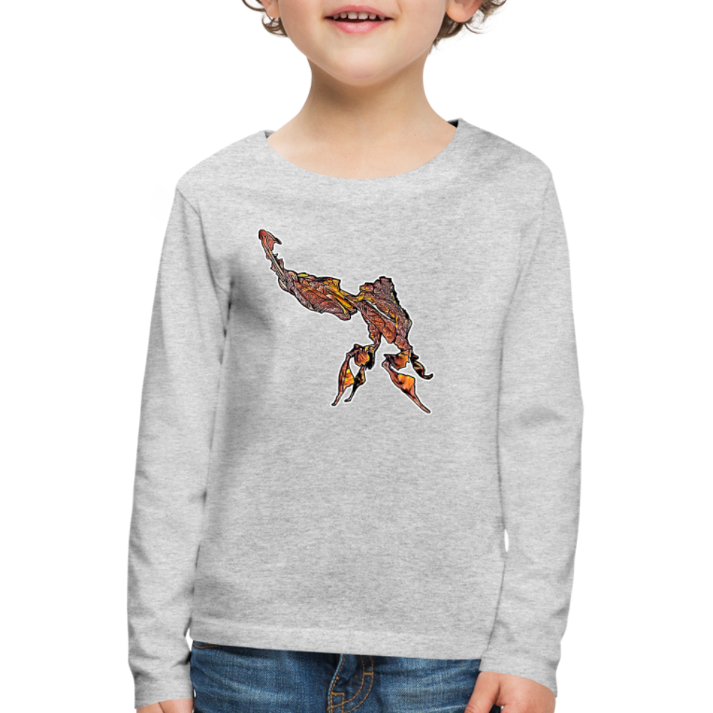 Kinder Longsleeve Phyllocrania paradoxa male - Grau meliert