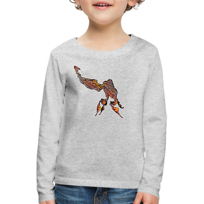 Kinder Longsleeve Phyllocrania paradoxa male - Grau meliert
