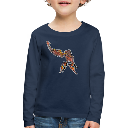Kinder Longsleeve Phyllocrania paradoxa male - Navy